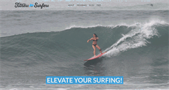 Desktop Screenshot of fitnessforsurfers.com